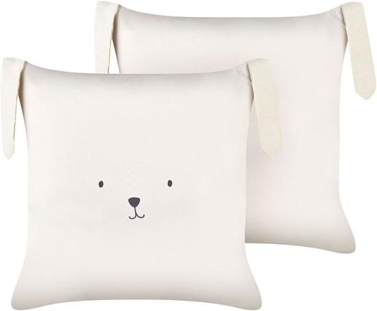 Picture of Zestaw 2 poduszek Tuftowany Bawena Jasnobeowy CONEY