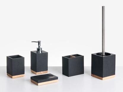 Attēls no Zestaw akcesoriów azienkowych 5 elementów TAPICHE Czarny