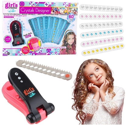 Attēls no ZESTAW PIKNOCI DO STYLIZACJI WOSÓW DIAMENCIKI MASZYNKA ZESTAW 80 EL.