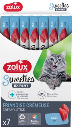 Picture of ZOLUX Przysmak kremowy dla kota SWEETIES z tuczykiem 14g x7