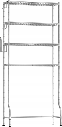 Picture of 4-poziomowy rega do przechowywania nad toalet, metal