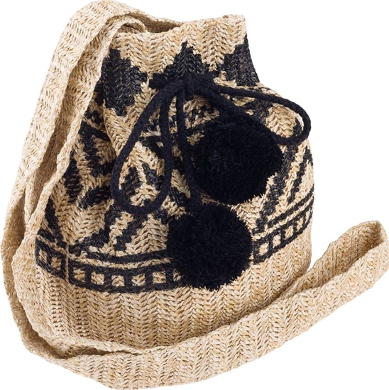 Изображение 4U Cavaldi Maa, somiana torebka worek z pomponami, idealna na lato Cavaldi Nie dotyczy