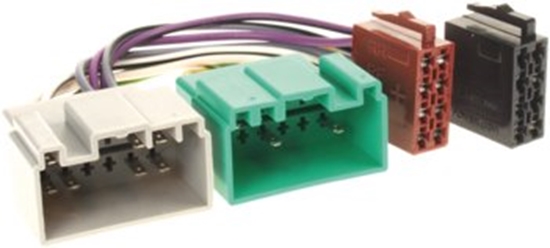 Picture of ACV 1353-02, ISO adapter, Quadlock 12-pin, Quadlock 12-pin, Male, Male, Volvo