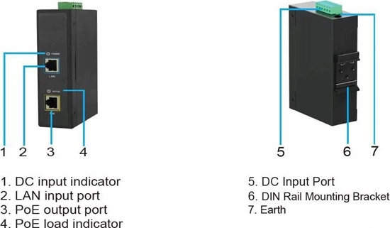 Picture of Adapter AV MicroConnect Microconnect POEINJ-30W-IND adapter PoE