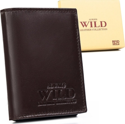 Picture of Always Wild Skórzany portfel mski z zabezpieczeniem antykradzieowym  Always Wild NoSize
