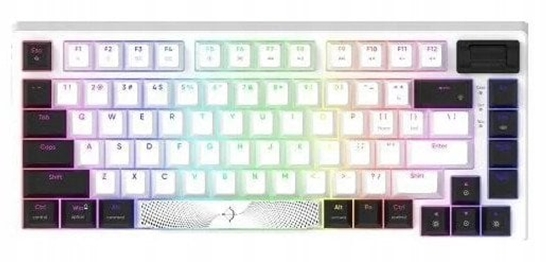 Picture of AQIRYS Klawiatura mechaniczna 75%/81 klawiszy przewodowa ADARA MINI white/black