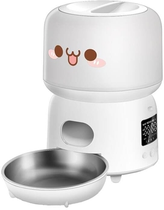 Picture of Automatyczny dozownik karmy Rojeco 3L Button Version (Biay) Rojeco