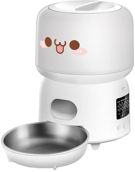 Picture of Automatyczny dozownik karmy Rojeco 3L Button Version (Biay) Rojeco