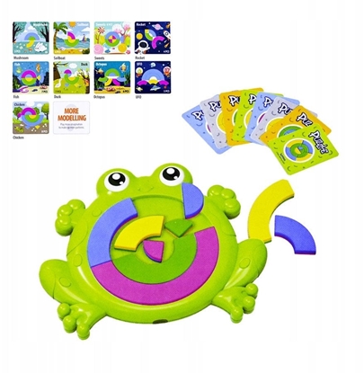 Picture of B42C1 GRA LOGICZNA PUZZLE 2w1 KLOCKI DO   UKADANIA