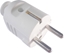 Изображение Bachmann earthing contact plug, central white unbreakable mountable