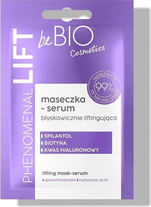 Attēls no BeBio be BIO Phenomenal Lift maseczka-serum liftingujca 10ml