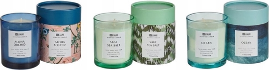 Изображение Beliani 3 wiece zapachowe szawia z sol morsk morska orchidea COLORFUL BARREL