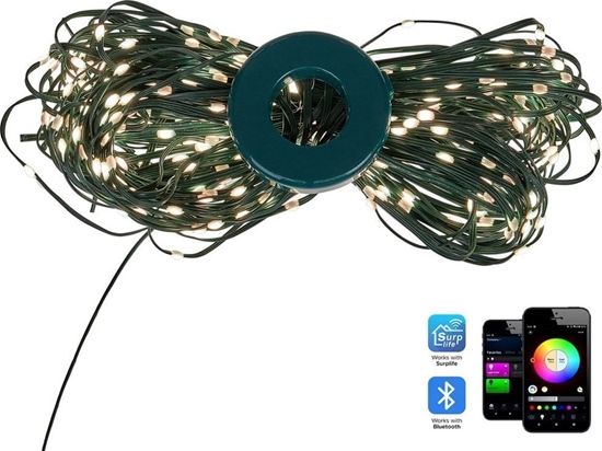 Изображение Beliani acuch wietlny kolorowy Smart LED 2 m z aplikacj SAARLOQ