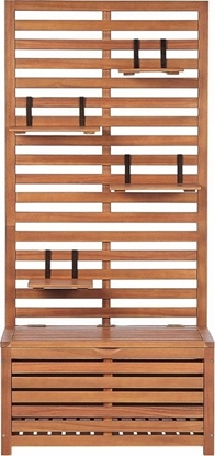 Изображение Beliani awka ogrodowa 80 cm drewniana ze schowkiem MATINO!