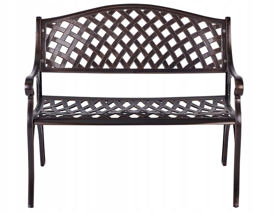 Изображение Beliani awka ogrodowa STAGGIA 104 cm Metal Brzowy