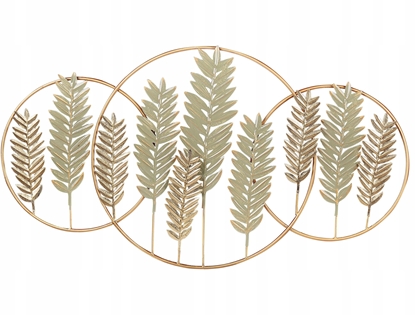 Изображение Beliani Dekoracja cienna Li COPERNICIUM Metal Zoty 50 cm