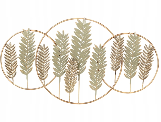 Изображение Beliani Dekoracja cienna Li COPERNICIUM Metal Zoty 50 cm