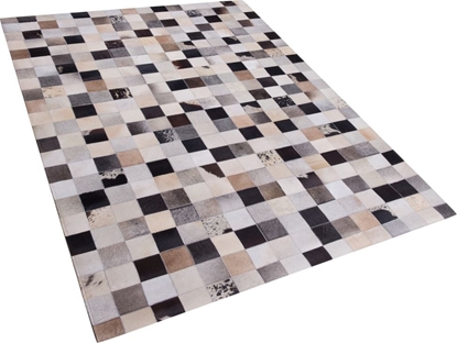 Attēls no Beliani Dywan patchwork skórzany 160 x 230 cm wielokolorowy RIZE