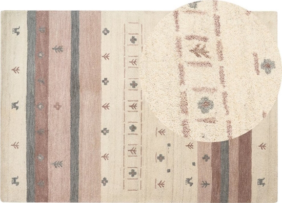 Picture of Beliani Dywan weniany 160 x 230 cm beowo-brzowy KARLI