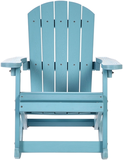 Picture of Beliani Fotel bujany ogrodowy dla dzieci ADIRONDACK Bkitny