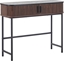 Picture of Beliani Konsola ciemne drewno z czarnym JOSE!