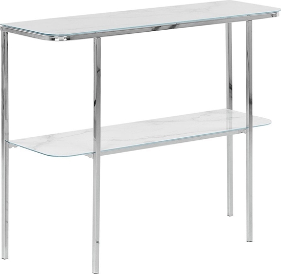 Picture of Beliani Konsola efekt marmuru biao-srebrna CALVERT