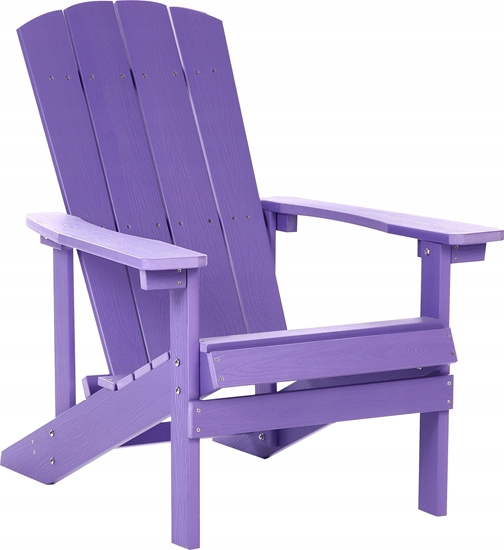 Picture of Beliani Krzeso ogrodowe MDF Purpurowy ADIRONDACK
