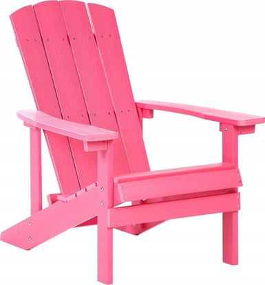 Picture of Beliani Krzeso ogrodowe MDF Róowy ADIRONDACK