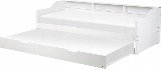 Picture of Beliani óko wysuwane drewniane 90 x 200 cm biae EDERN