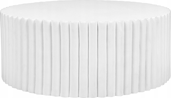 Picture of Beliani Okrgy stolik kawowy biay POZZA