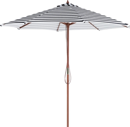 Picture of Beliani Parasol ogrodowy 260 cm czarno-biay FERENTILLO (140302)
