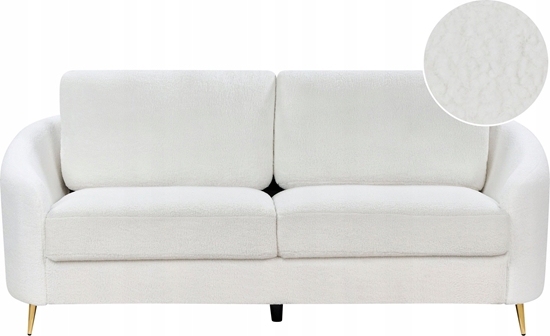 Изображение Beliani Sofa 3-osobowa boucle biaa TROSA