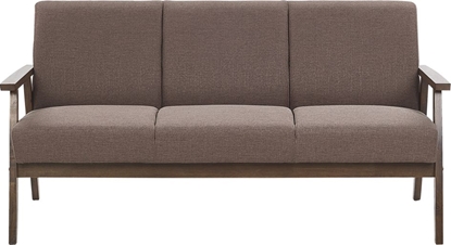 Picture of Beliani Sofa 3-osobowa brzowa ASNES