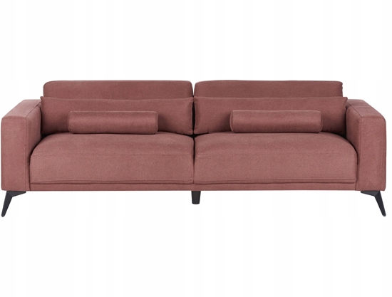 Picture of Beliani Sofa 3-osobowa burgundowa ANGE