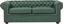 Изображение Beliani Sofa 3-osobowa zielona CHESTERFIELD