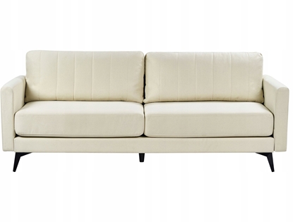 Picture of Beliani Sofa 3-osobowa jasnobeowa MALA