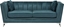 Picture of Beliani Sofa 3-osobowa welurowa lazurowa GAULA