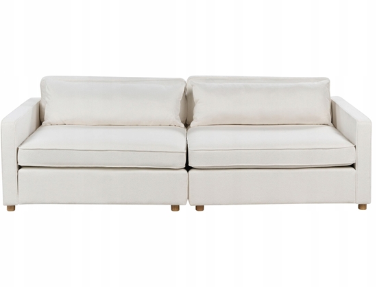 Picture of Beliani Sofa 3-osobowa zamana biel boucle VINSTRA