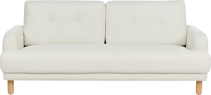 Изображение Beliani Sofa 3-osobowa zamana biel TUVE