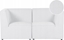 Изображение Beliani Sofa moduowa 2-osobowa sztruksowa zamana biel LEMVIG