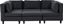 Picture of Beliani Sofa moduowa 5-osobowa z otoman czarna UNSTAD