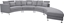 Изображение Beliani Sofa póokrga 7-osobowa moduowa jasnoszara ROTUNDE