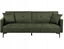 Изображение Beliani Sofa rozkadana ciemnozielona LUCAN