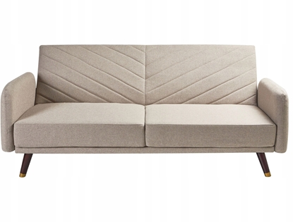 Picture of Beliani Sofa rozkadana len syntetyczny jasnobrzowa SENJA