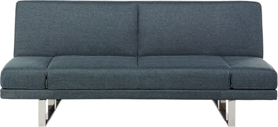 Picture of Beliani Sofa rozkadana niebieska YORK