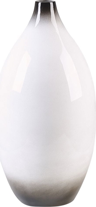 Изображение Beliani Wazon dekoracyjny 46 cm biay BAEZA