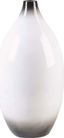 Изображение Beliani Wazon dekoracyjny 46 cm biay BAEZA