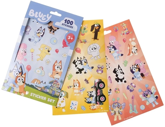 Picture of BLUEY Stickers set w/100 stickers, paper packaging
