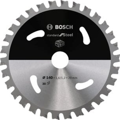 Picture of Bosch Bosch circular saw blade Standard for Steel,  140mm, 30Z (bore 20mm, for cordless hand-held circular saws)