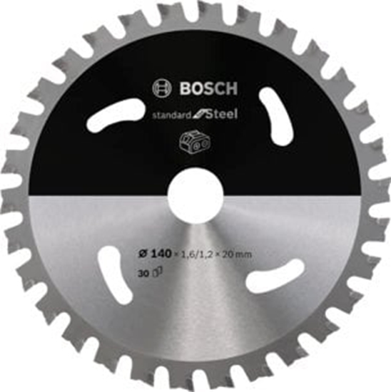 Picture of Bosch Bosch circular saw blade Standard for Steel,  140mm, 30Z (bore 20mm, for cordless hand-held circular saws)
